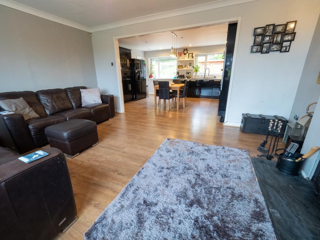 Lounge open to kitchen