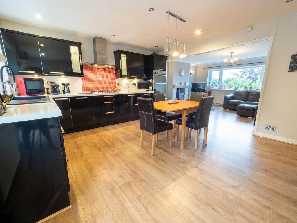 Kitchen open to lounge