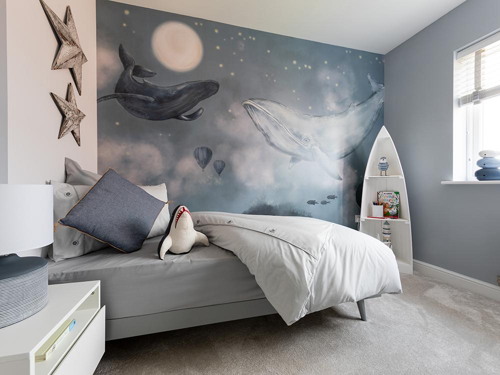 Representation of a stylish Story Homes fourth bedroom