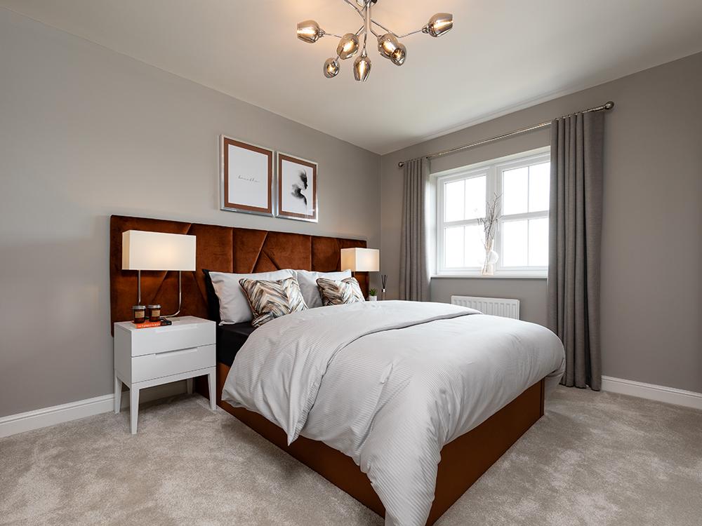 Representation of a Story Homes second bedroom