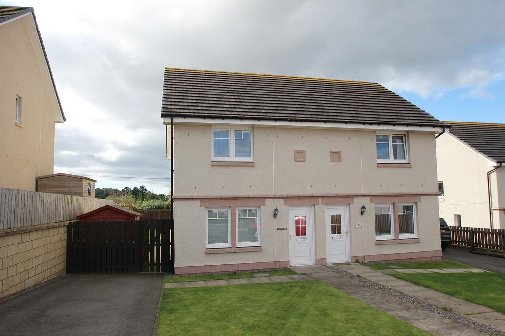 35 Kincraig Drive, INVERNESS, IV2 6DQ 2 bed semidetached villa £180,000