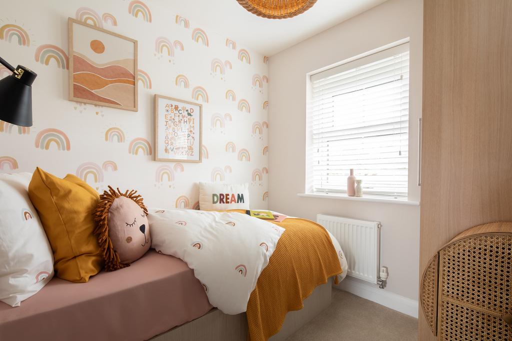 Single bedroom, archford, 3 bed house type
