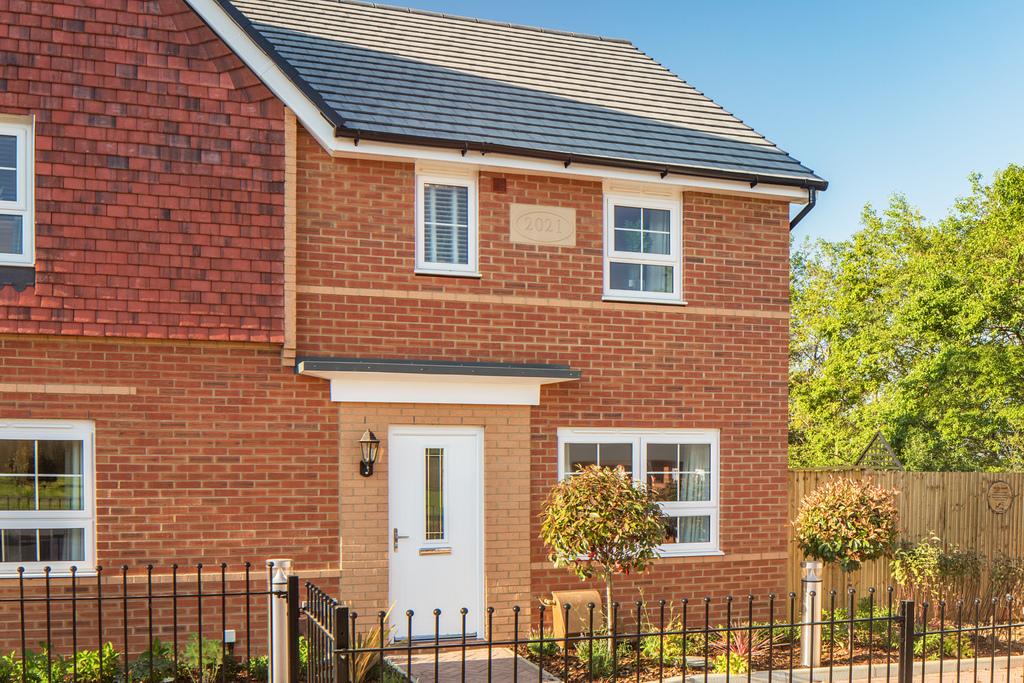 Outside view, ellerton, 3 bed house type