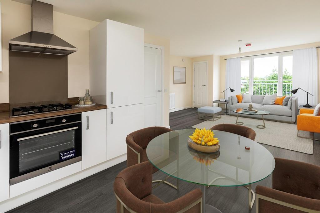 Plot 48 Cawthorne Living Kitchen Dining