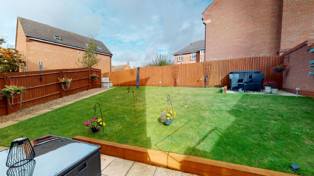 Rear garden