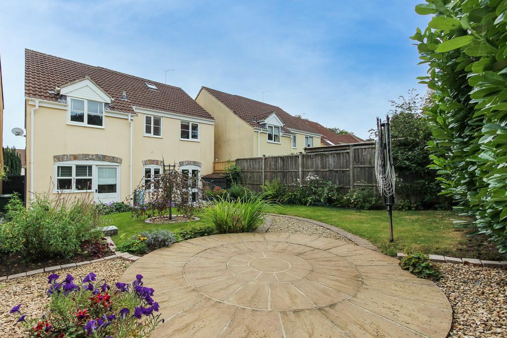 Well planned rear garden