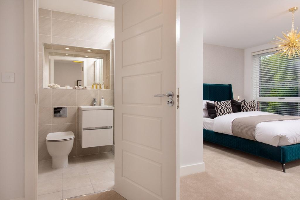 Master bedroom show apartment
