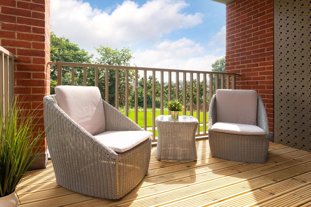 Show apartment terrace