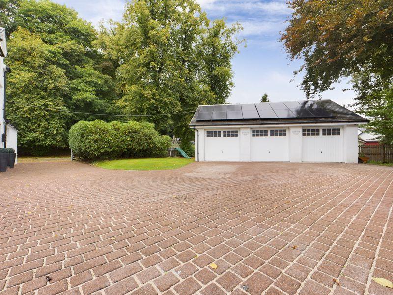 Triple garage