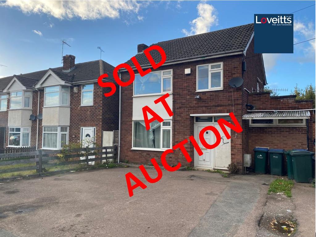 103 St. James Lane, Coventry, CV3 Detached house £190,000