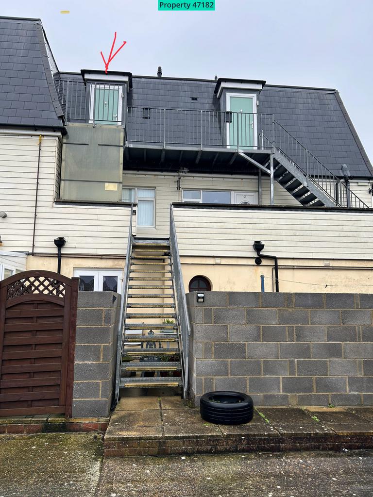 Rear access staircase