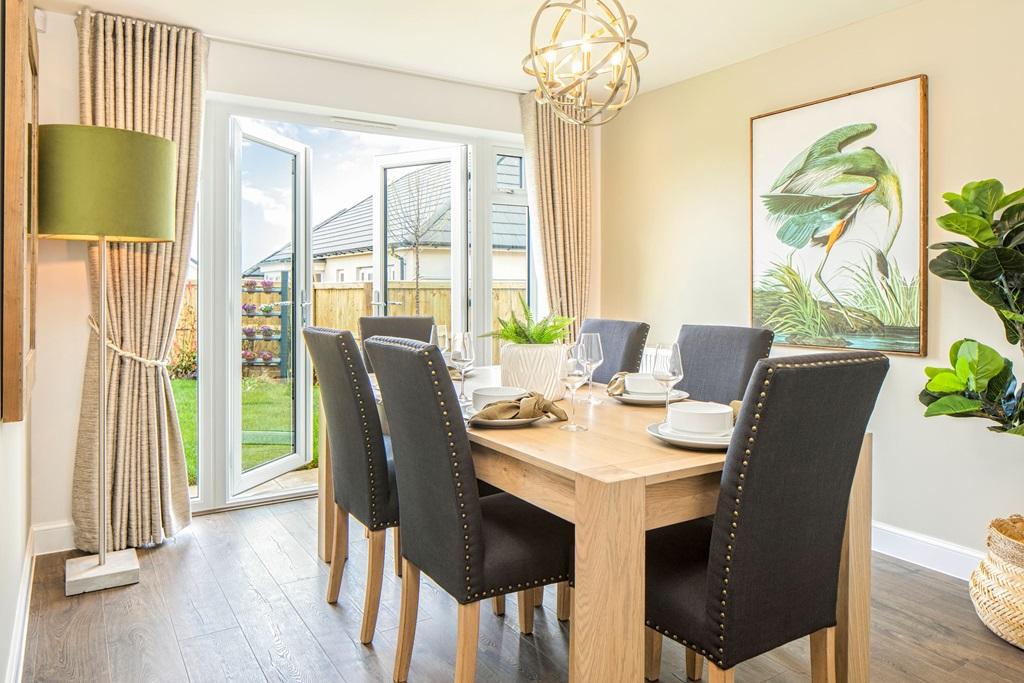 Dining room in the Chelworth Show Home