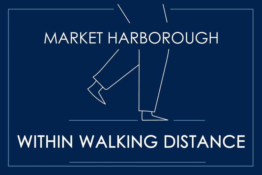 Walking distance to Market Harborough