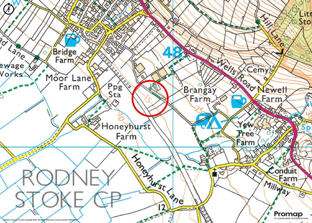 Rodney Stoke, Nr Cheddar, BS27 Farm land £15,000