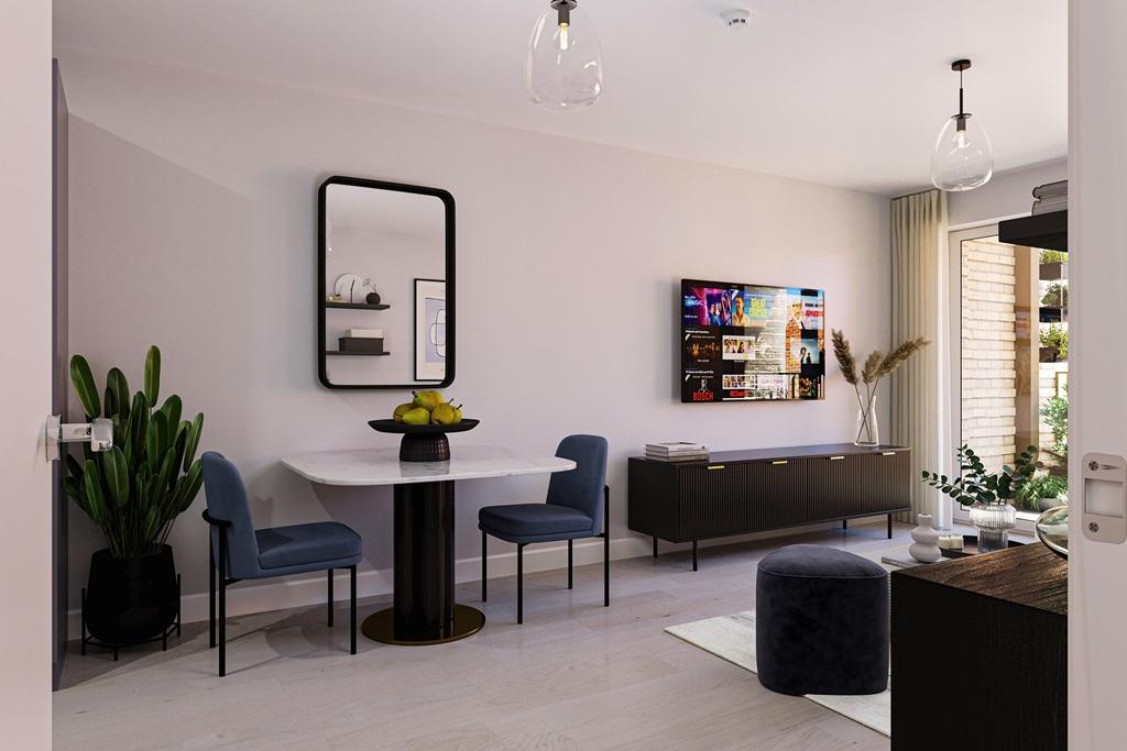 Eastman show apartment living area 2
