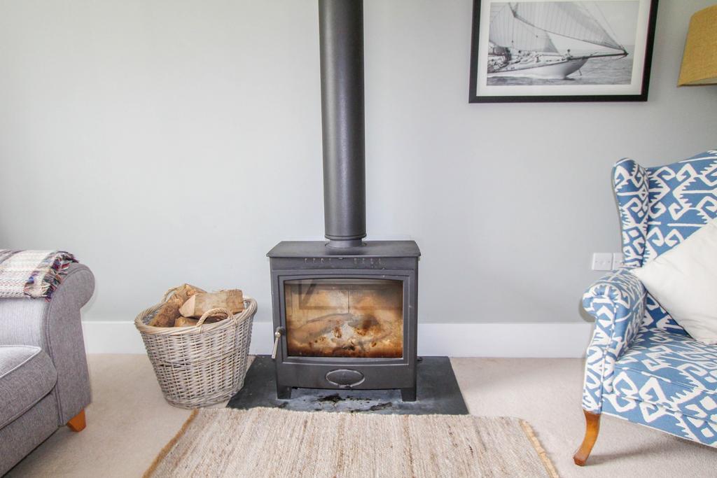 Lounge fireplace