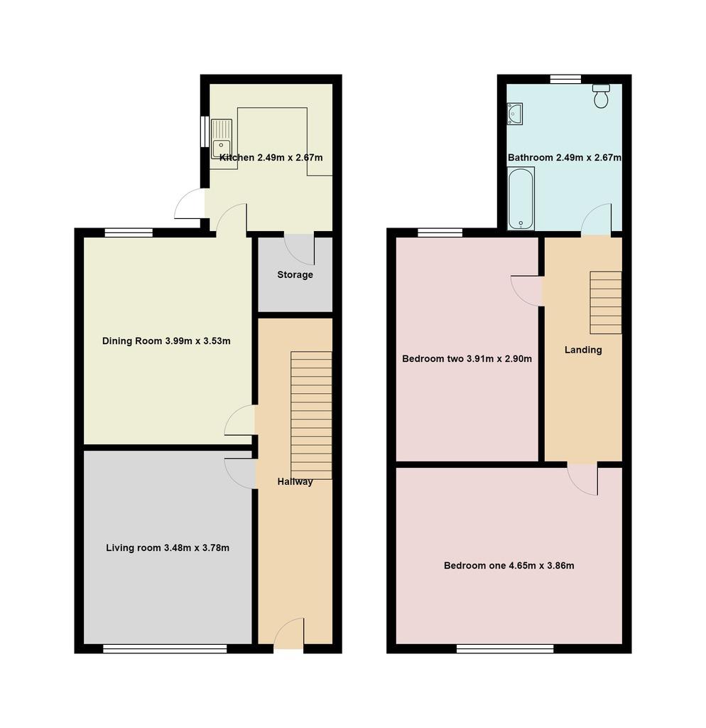 Tetlow Grove Eccles 2 bed terraced house £154,950