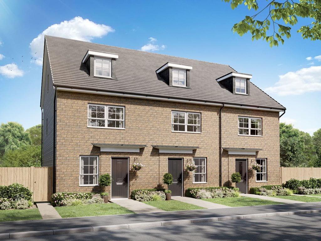 CGI Image of the Kingsville stone 3 storey home