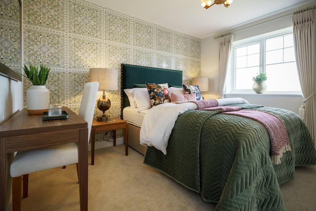 The main bedroom offers plenty of space to unwind