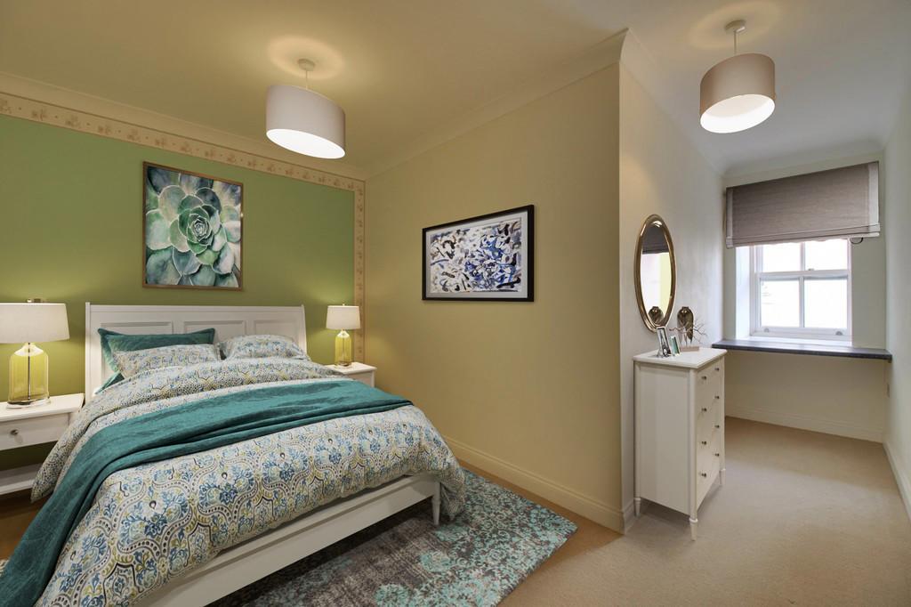 Bedroom Two furnished