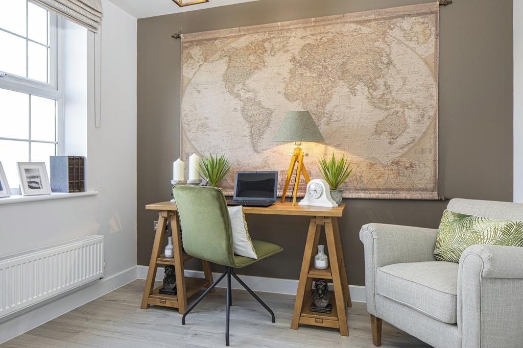 Dedicated home office space