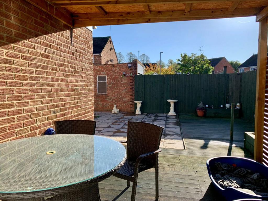Covered decked area