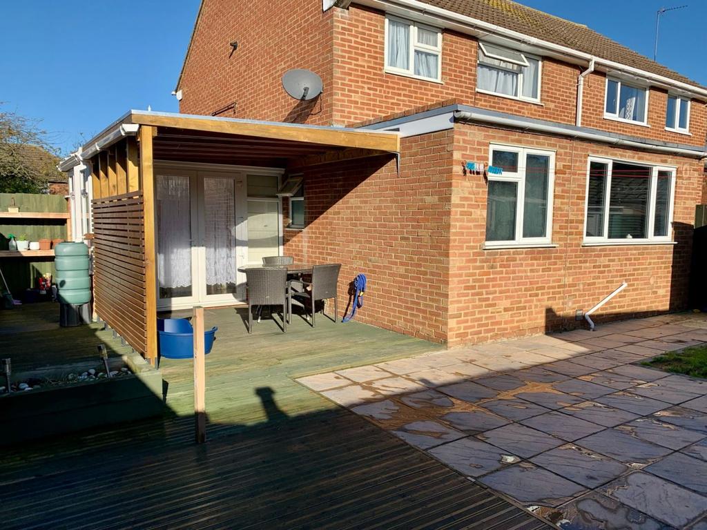 Rear of property