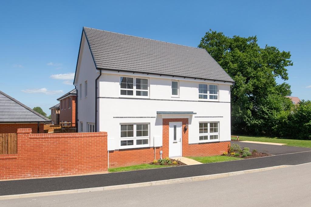 Exterior image of our 3 bed Ennerdale home in a render finish