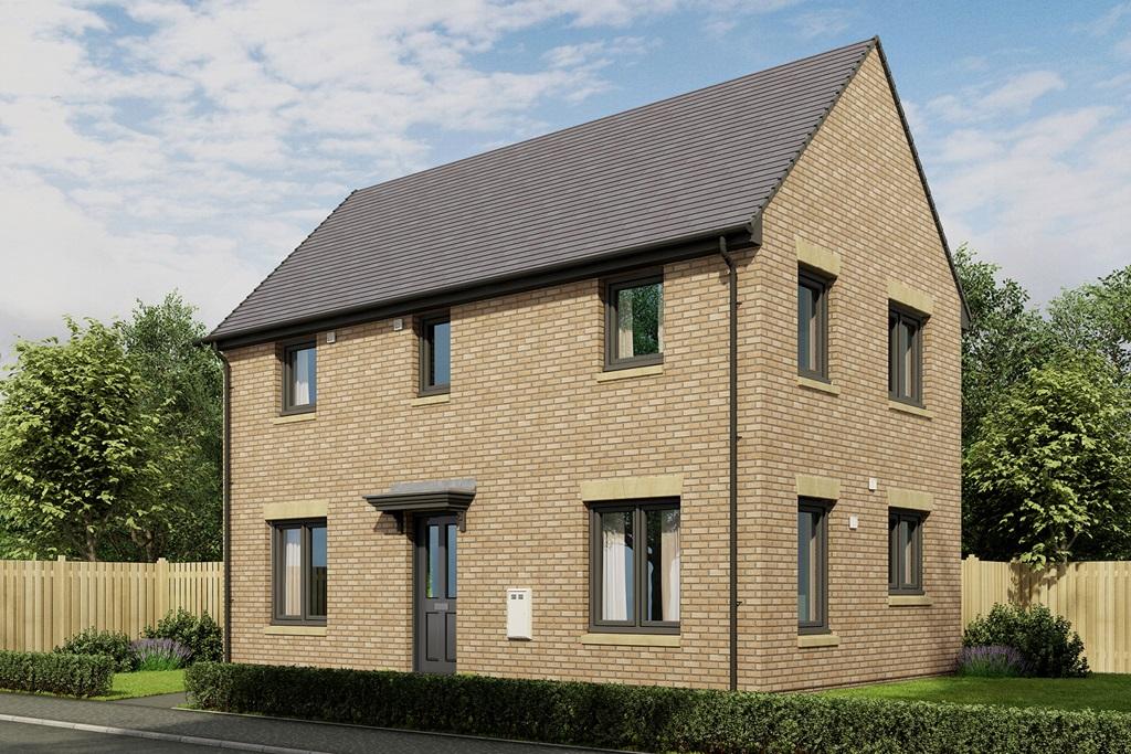 The Boswell - Plot 87 at Bankfield... 3 bed end of terrace house - £257,000