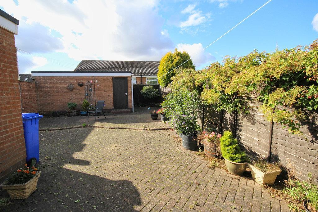 Rear low maintenance WEST facing garden