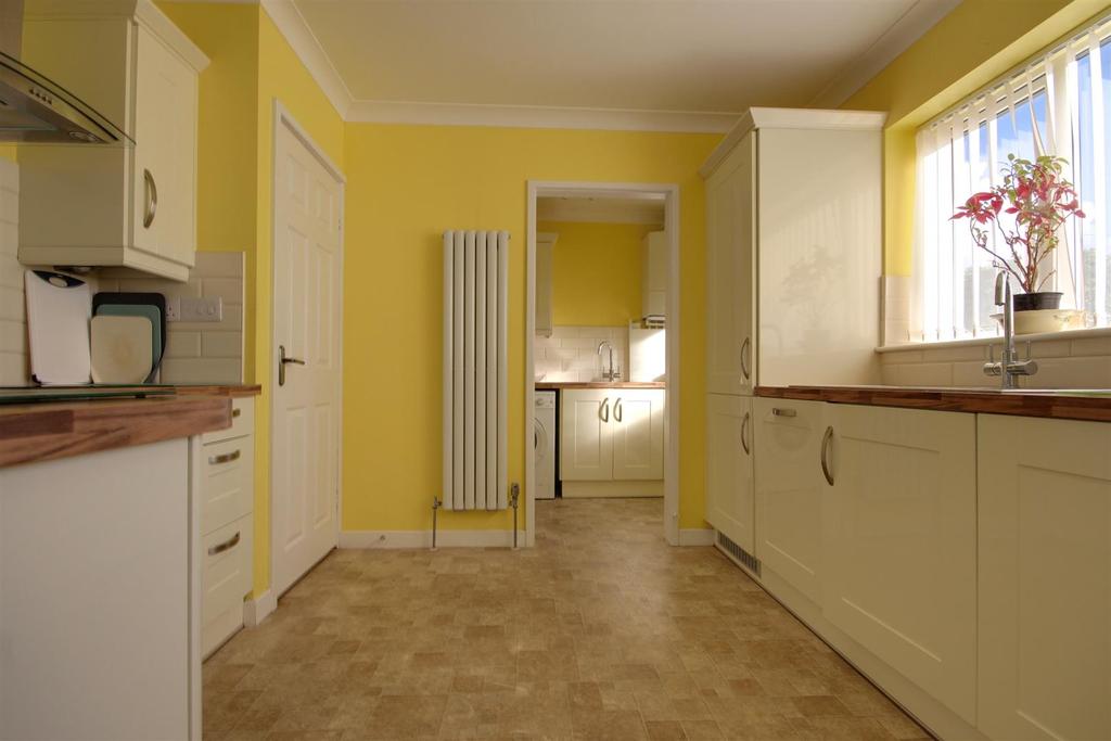 Kitchen with utility room off