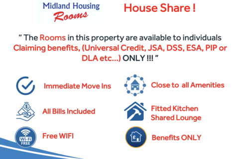 2 bedroom house share to rent - 2x ROOMS AVAILABLE, Station Road, Kings Heath, B14 7SS