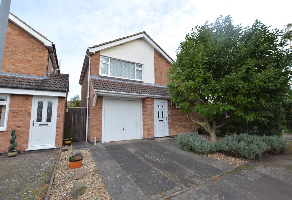 Penney Close, Wigston, Leicestershire 3 bed detached house £260,000