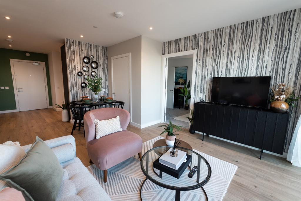 Leaside Lock - Living Room 4