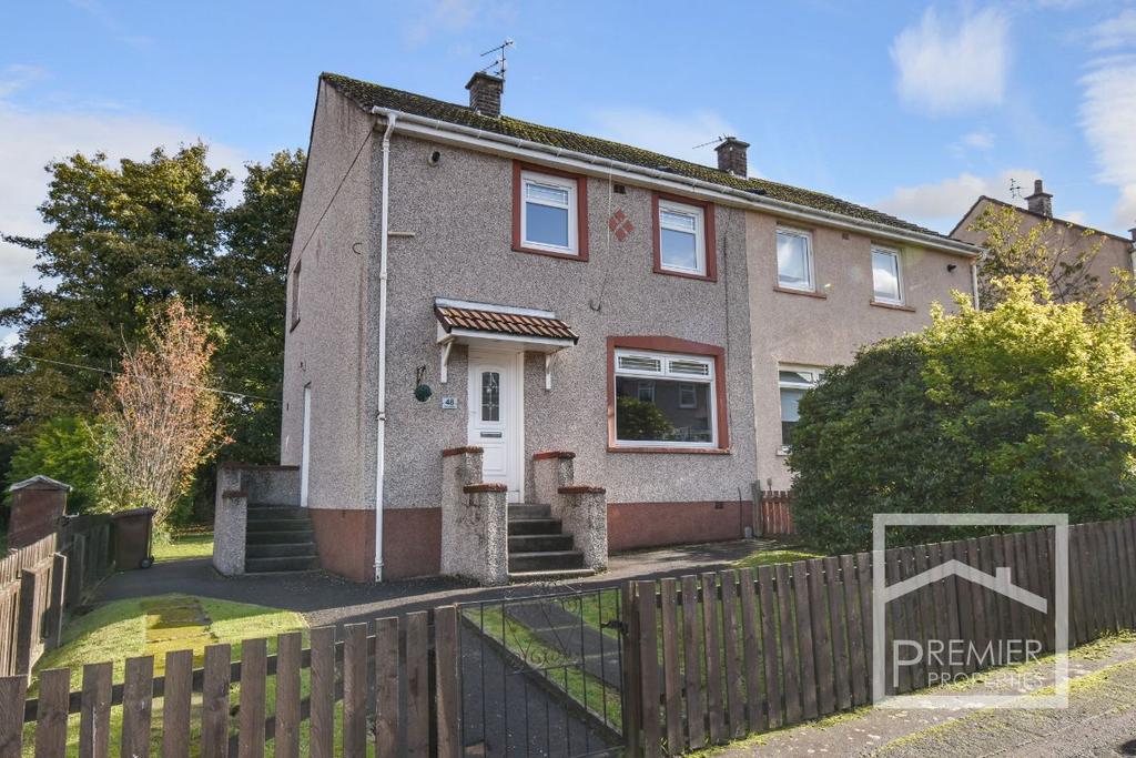 Elm Crescent, Uddingston, Glasgow 2 bed semidetached house £110,000