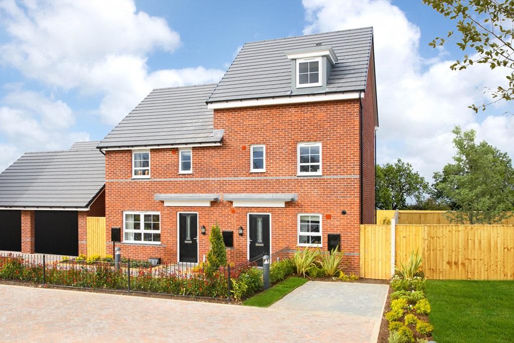 External view of the ellerton and Woodcote showhomes
