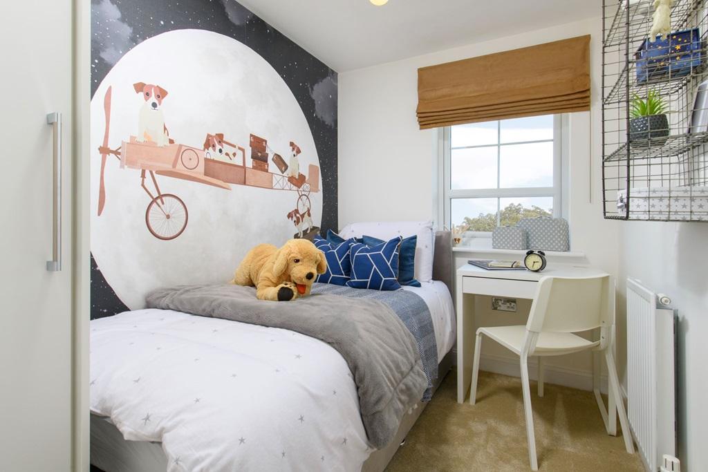 Internal image of the Woodcote 3 storey single bedroom