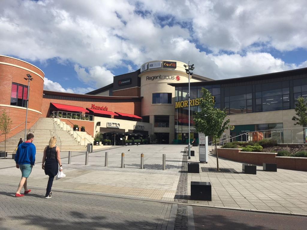 Regent Circus across the road