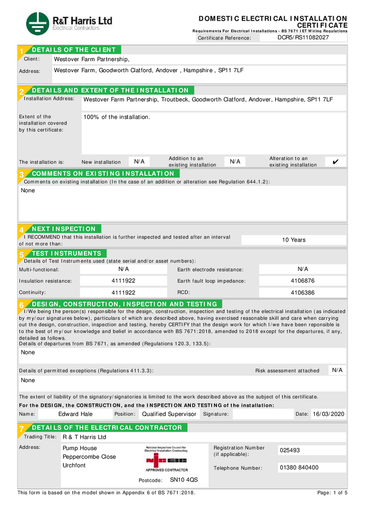 EPC Certificate