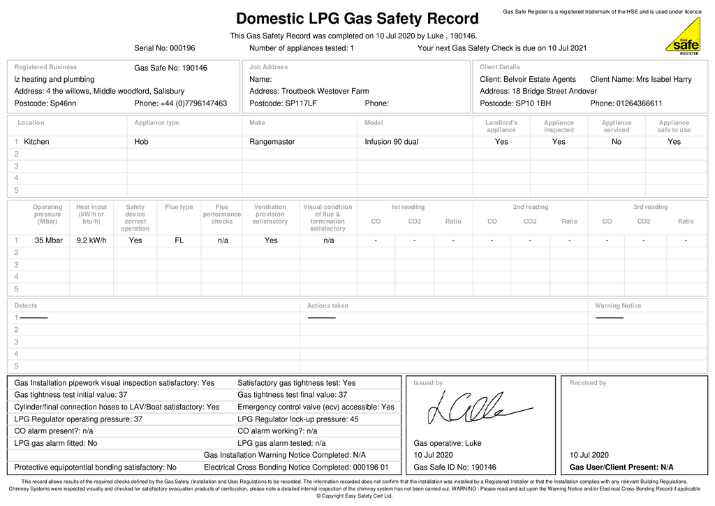 EPC Certificate