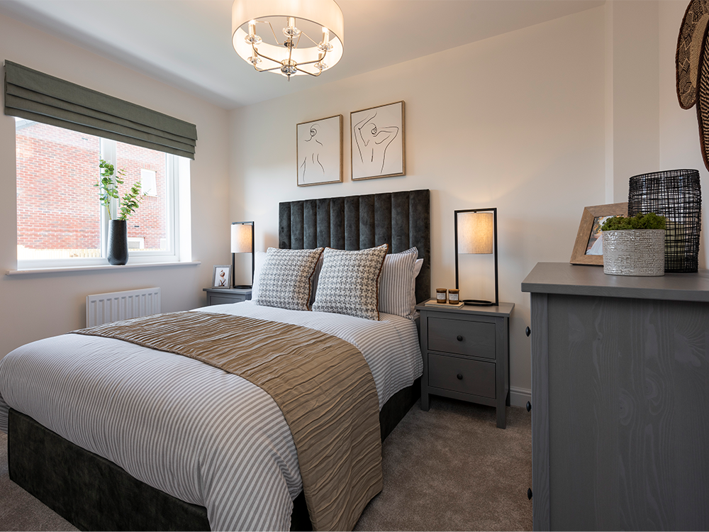 Master bedroom with en-suite shower room