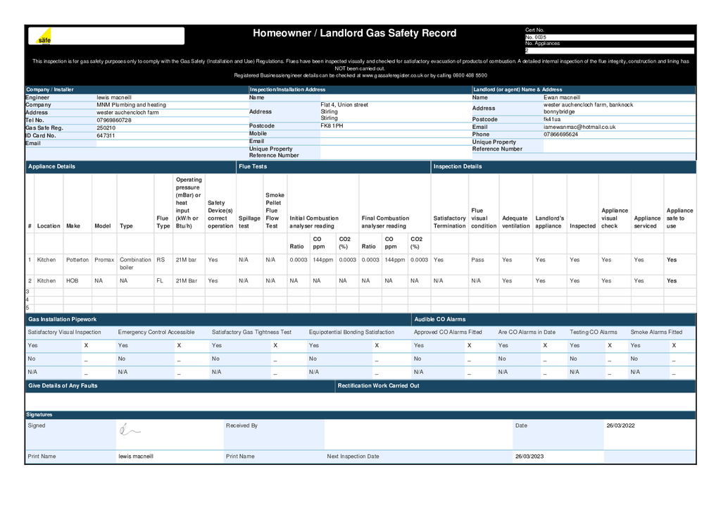EPC Certificate