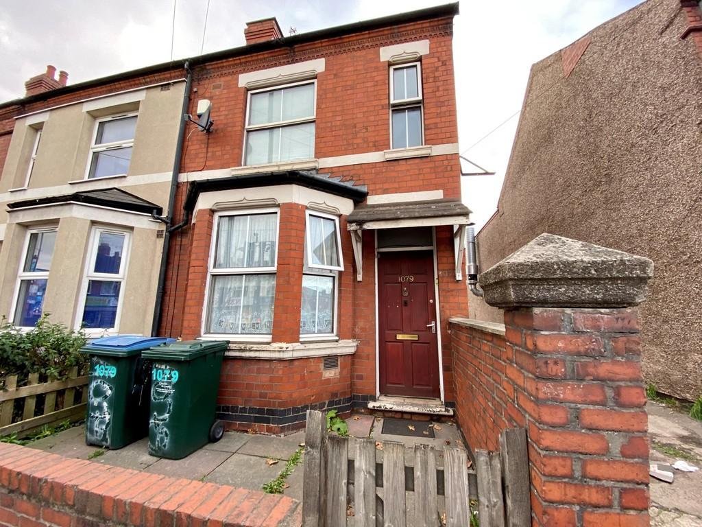 Foleshill Road, Coventry, CV6 6ER 3 bed end of terrace house £150,000