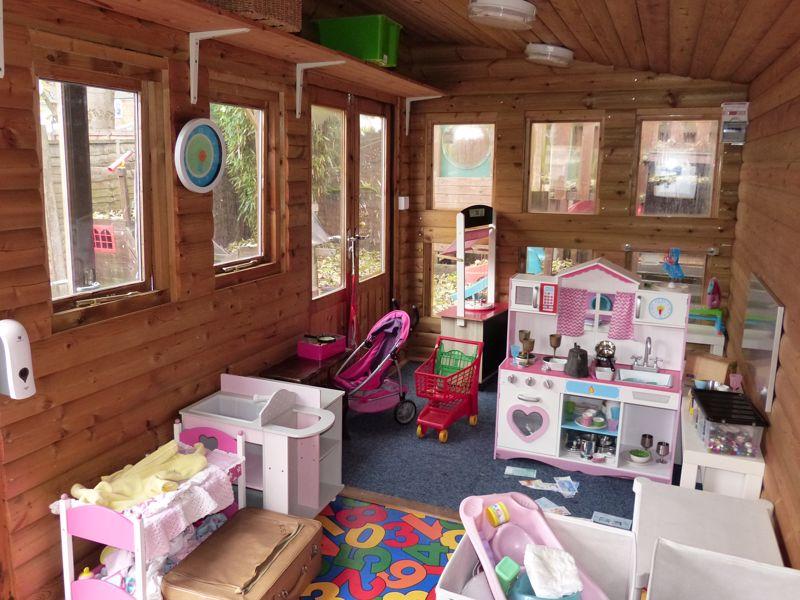 Inside garden room