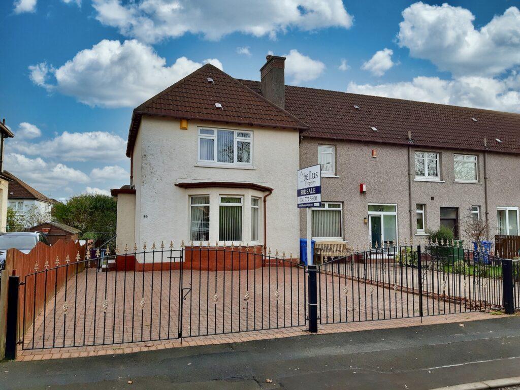 Balornock Road, Glasgow G21 3UH 2 bed end of terrace house £125,000