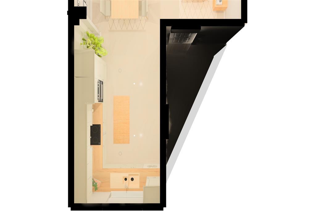 Kitchen CGI Above View