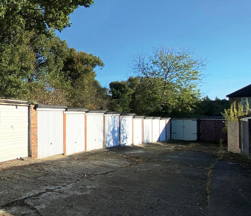 Garages 412 inclusive lying to the north of Cherry Tree Rise