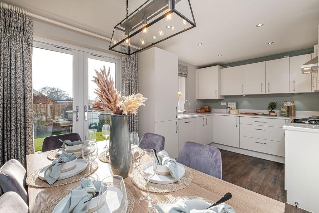 Kitchen &amp; dining in our 3 bed Moresby home