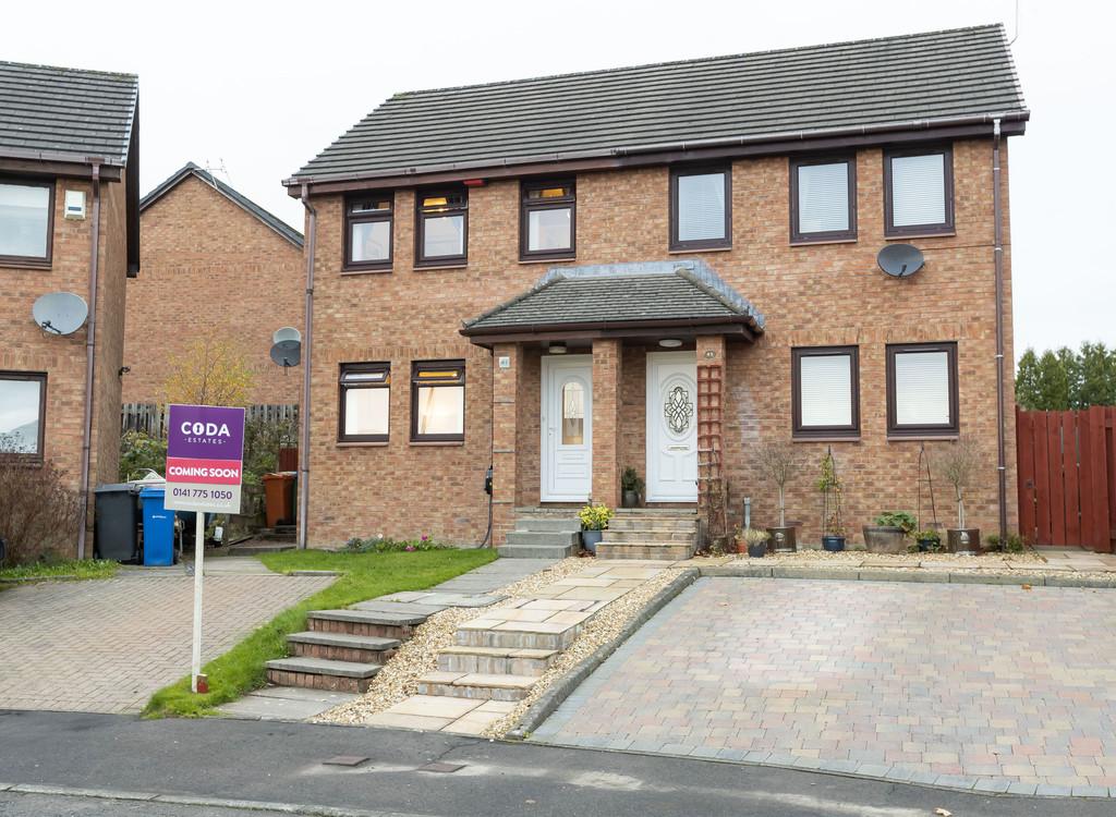 Willowbank Gardens, Kirkintilloch 3 bed semidetached house £175,000