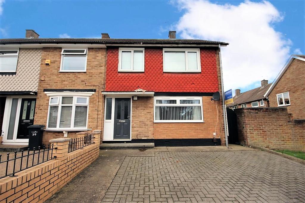 Darnton Drive, Middlesbrough 3 bed end of terrace house £85,000